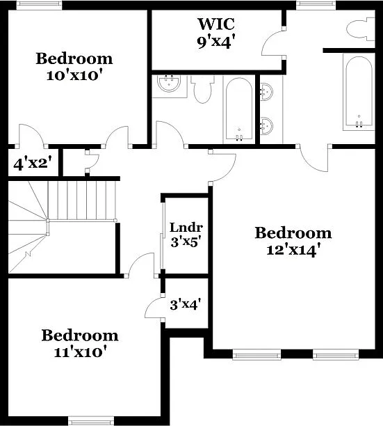 3 bed, 2.5 bath, 1282 sqft, $1,975 — Photo 3