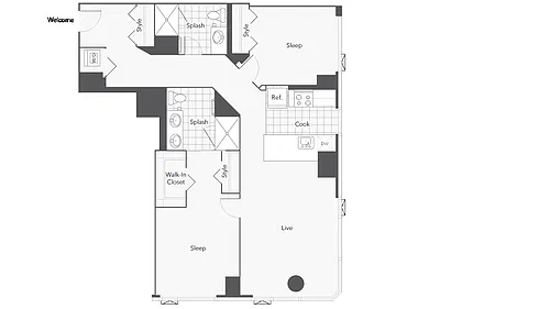 Floor plan 2B-3