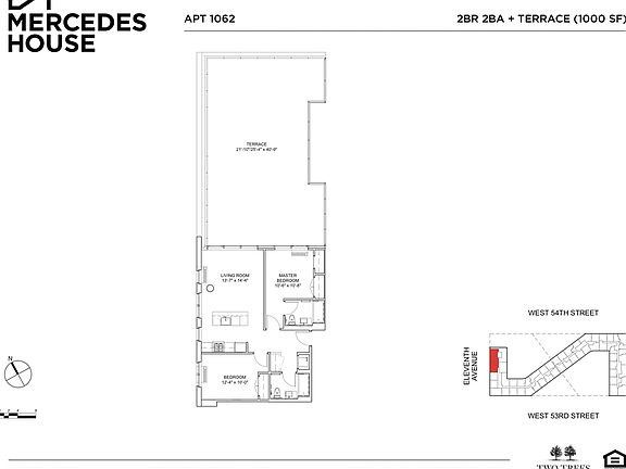 2nd image of 550 W 54th St #1062