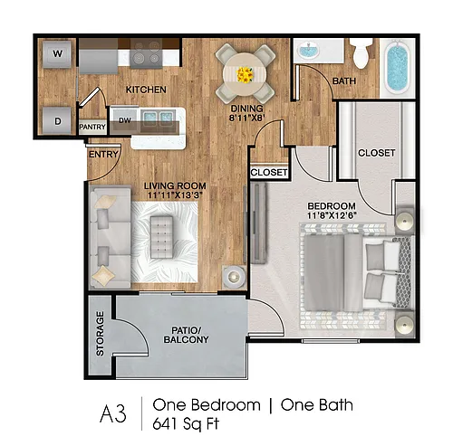 Floor plan The 641