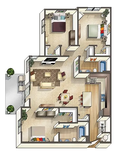 Floor plan 3X2