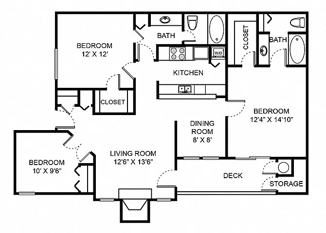 Floor plan B2D