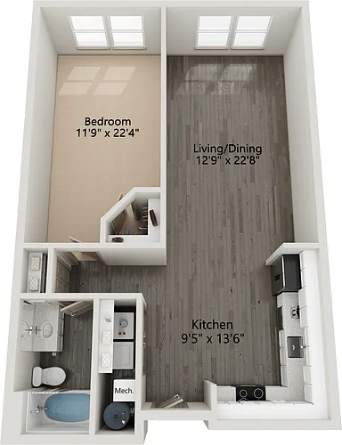 Floor plan A6