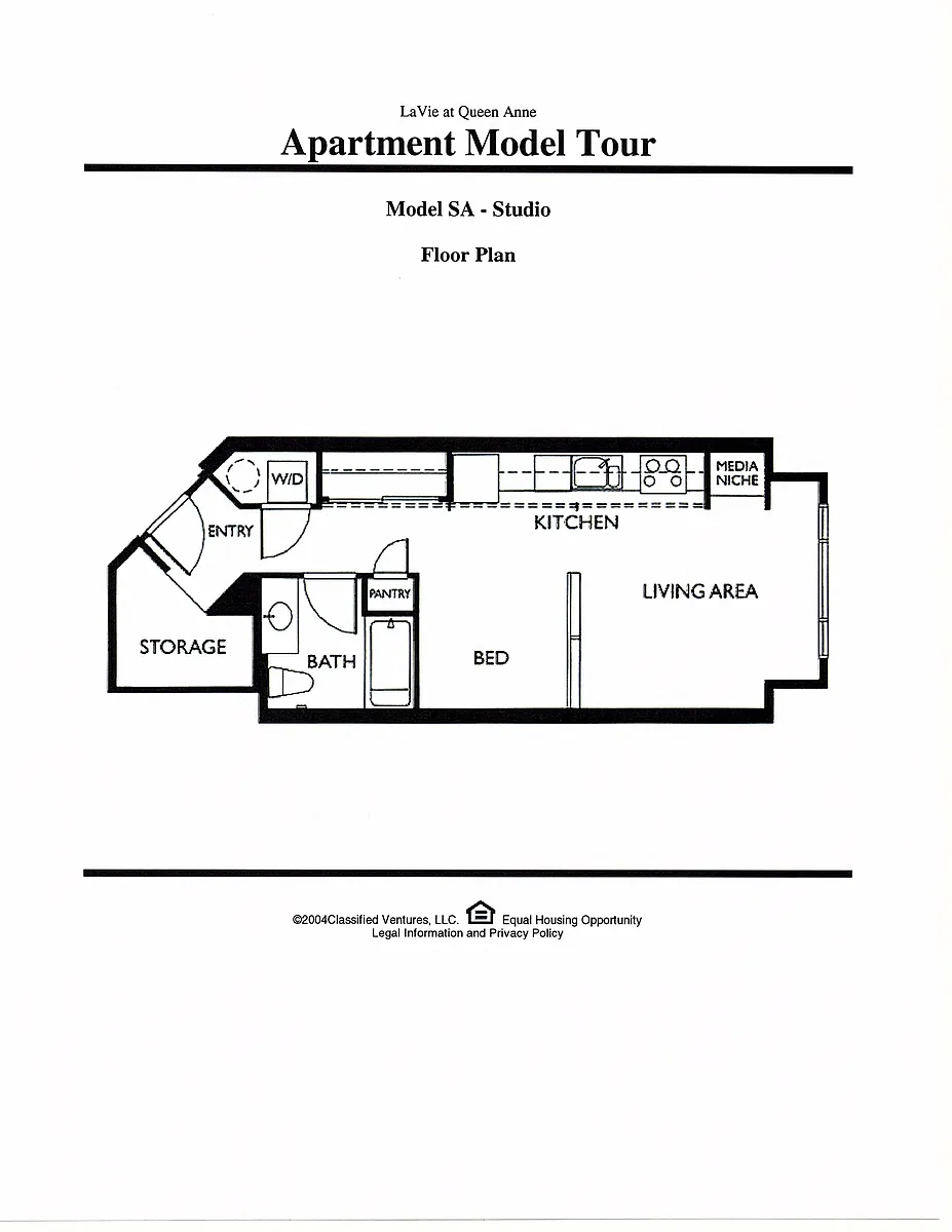 Floor plan Studio