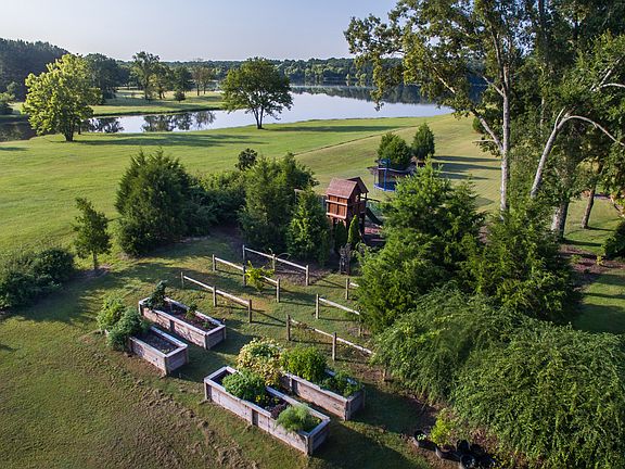 Organic raised bed garden