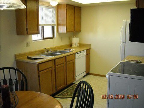 kitchen and dining area