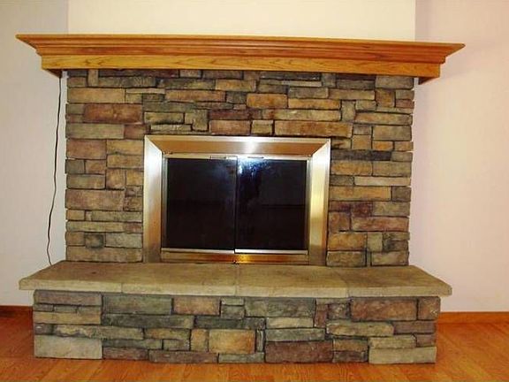 New Face on Fire place