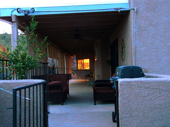 bk porch runs length of home