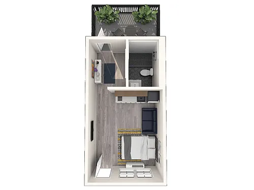 Floor plan Studio