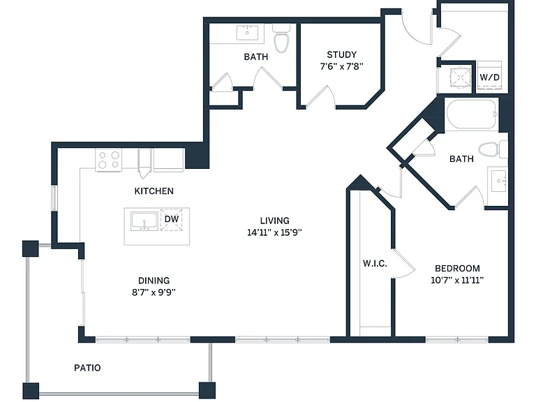 A6 | 1x1 | 1166 sq ft A6 | 1x1 | 1166 sq ft