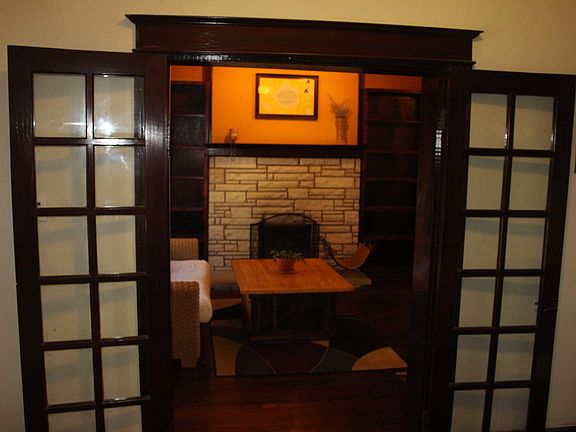 French doors.