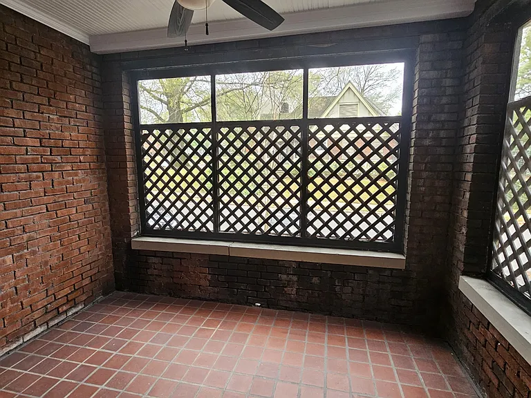Private front porch