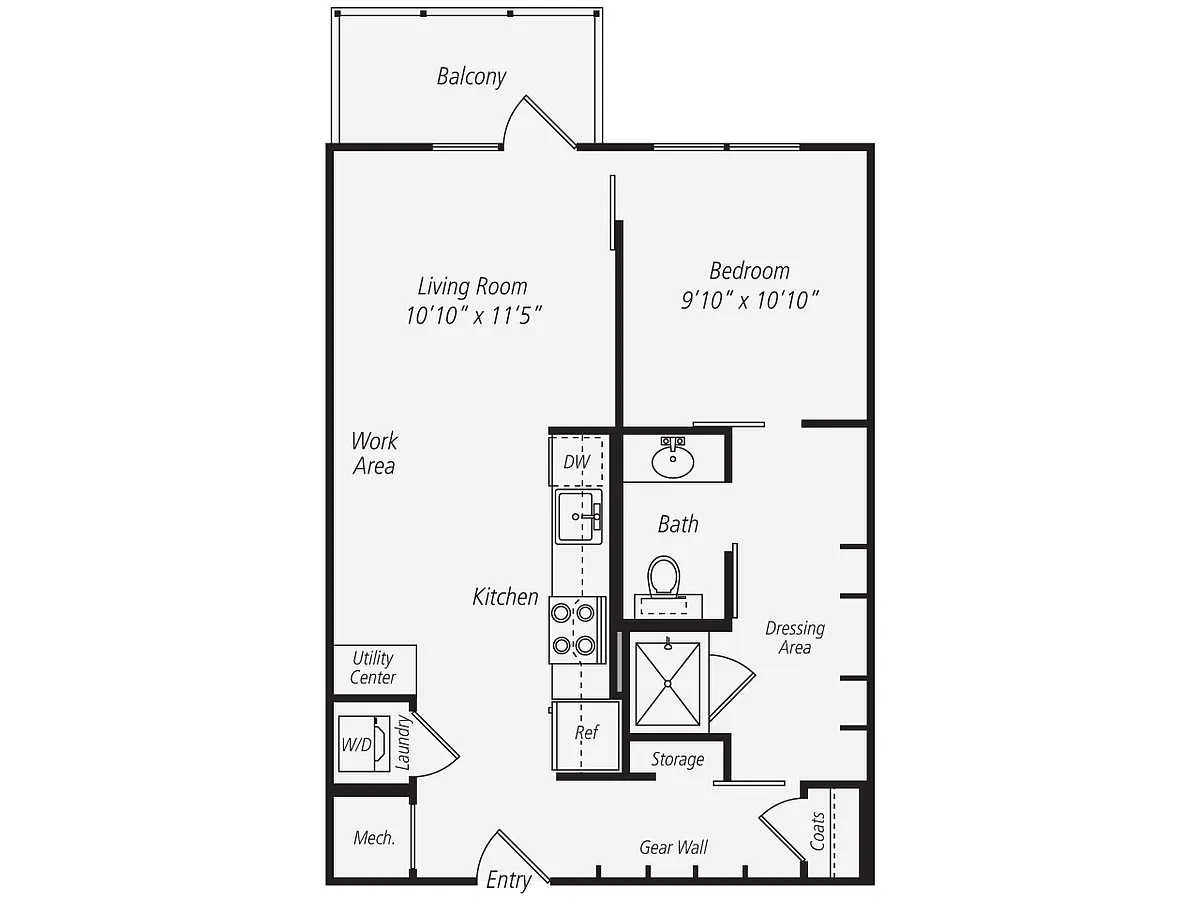 Floor plan A1VUF
