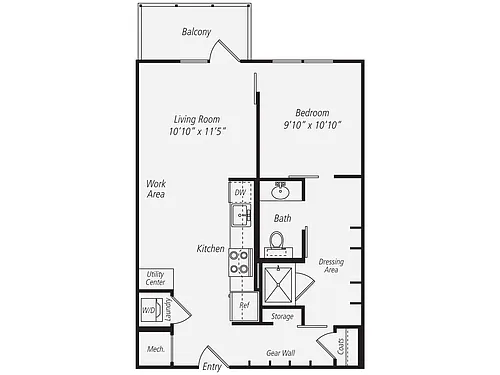 Floor plan A1VUF