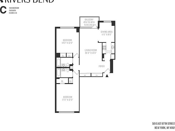 2nd image of 501 E 87th St APT 5C