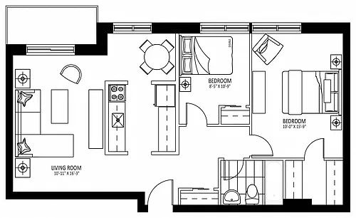 Floor plan 711