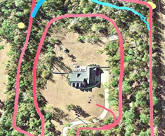 Trail around property