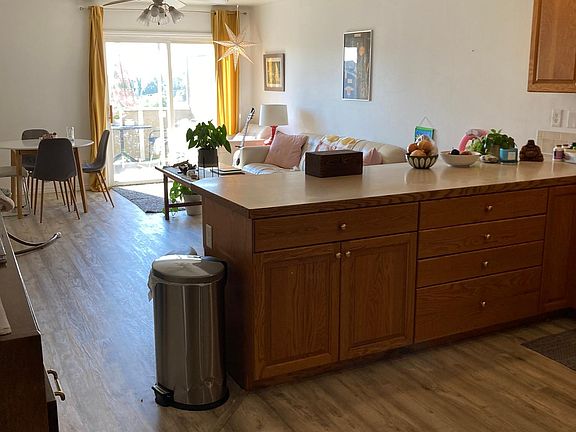 Open kitchen/living room/dining