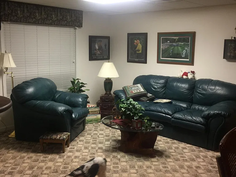 Lounging area - lower entertainment level