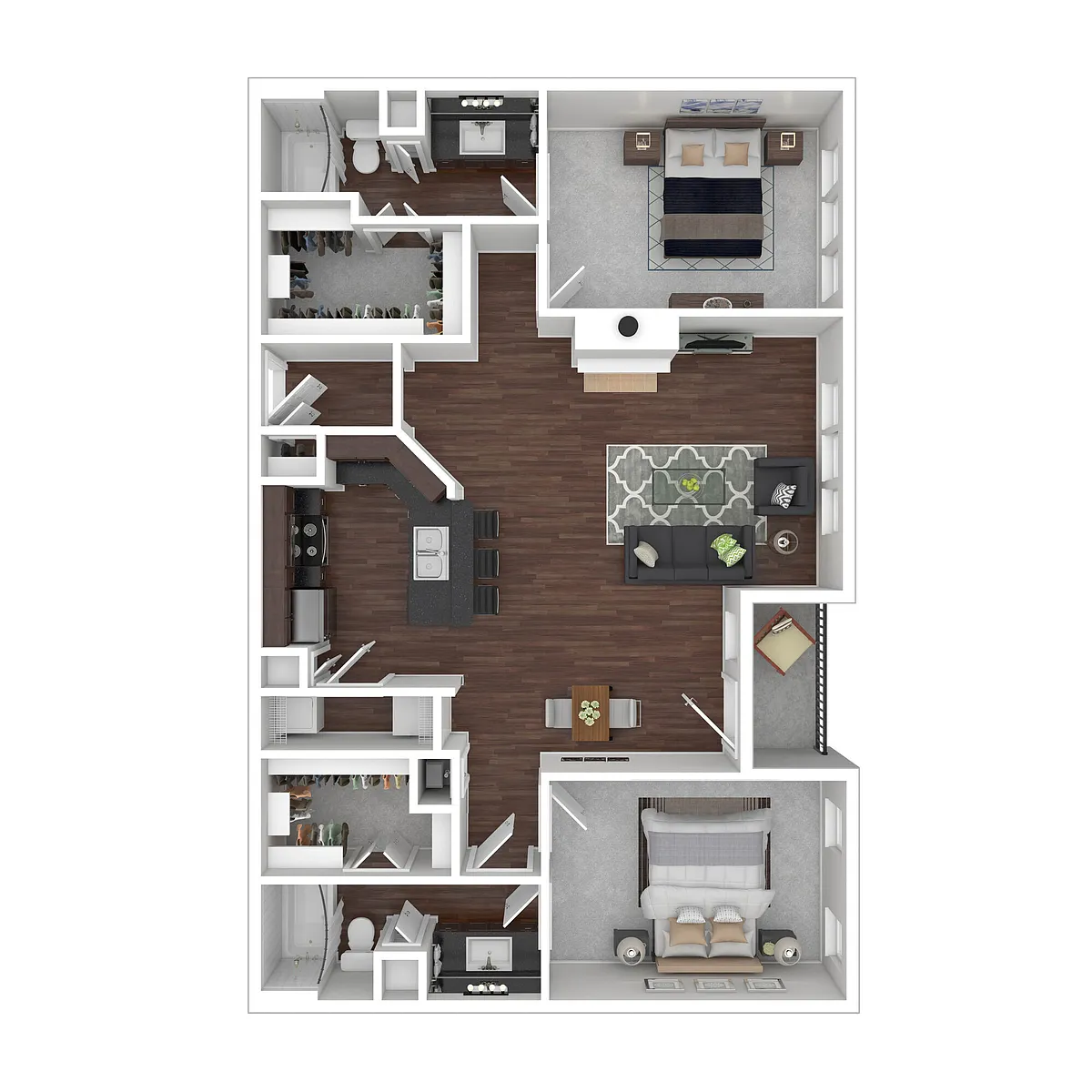 Floor plan B4 Bluff