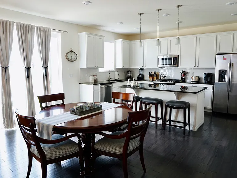 Kitchen and dinning area