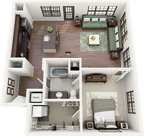 Floor plan Bullington