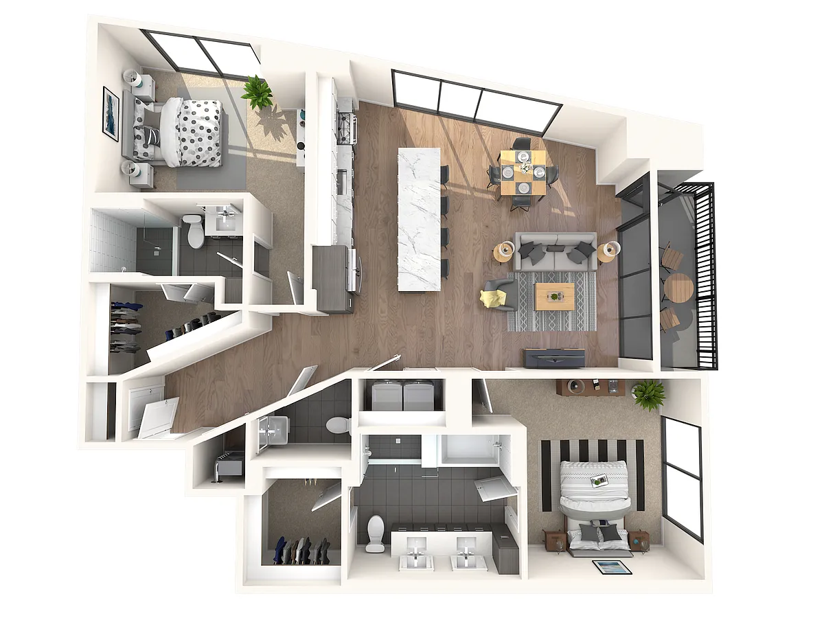 Floor plan B6