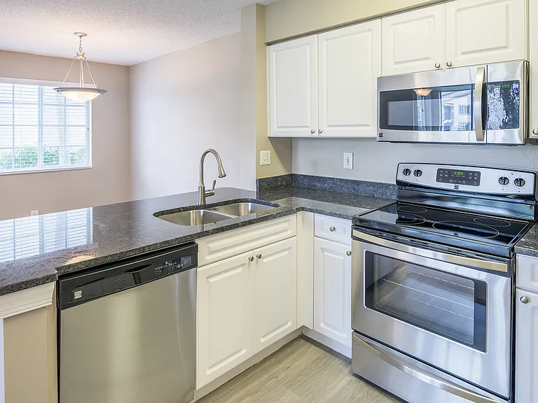 Stainless steel appliance and granite countertop packages available