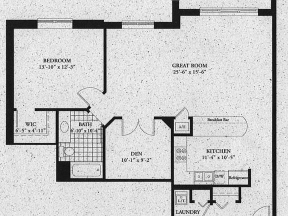 Most popular Floor Plan in Well-Managed Building