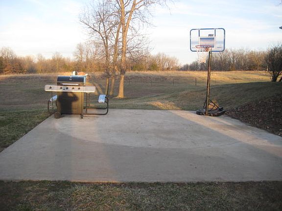 Patio large enough for pool