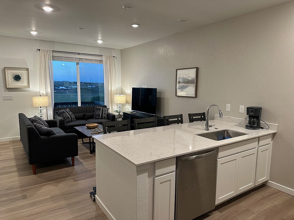 Kitchen and living room
