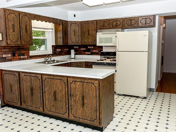 Lots of cabinets and countertop space