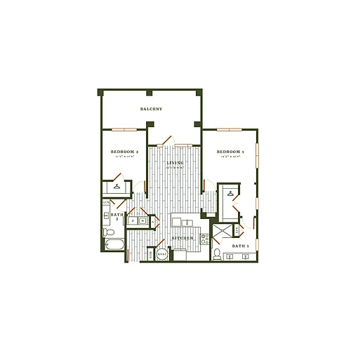 Floor plan Keach