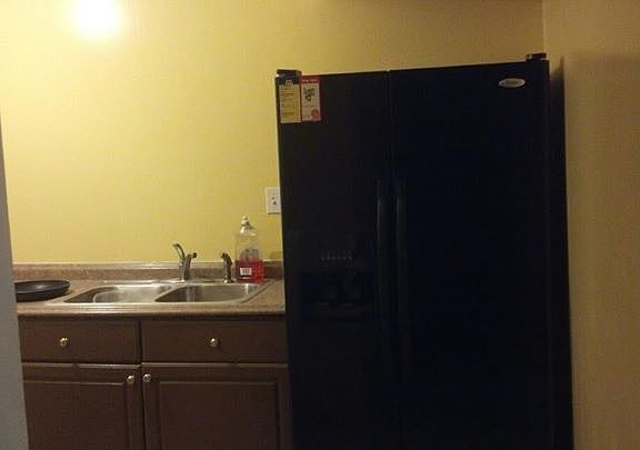 New sink and refrigerator