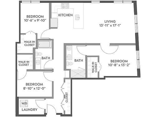 Floor plan D4b