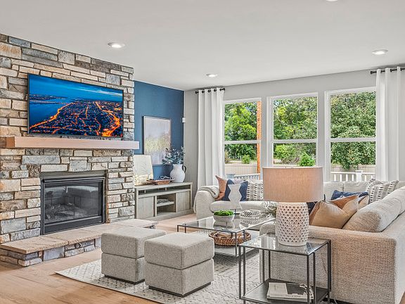 Gathering Room with Fireplace