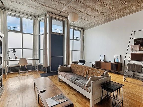 Very nice wood floors. Another view of the Living area.