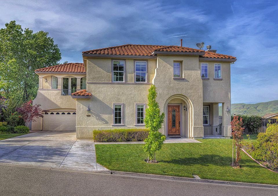 Front of this 4,510 SF grand home - private lot