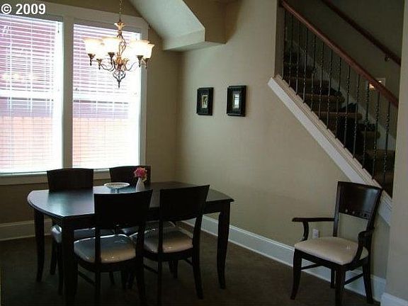 dining room with fireplace