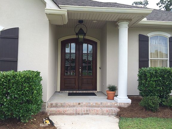 Beautiful wood entry door!
