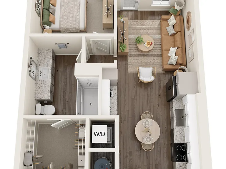 The Sawgrass | 1 Bed + 1 Bath Apartment | 683 SF The Sawgrass | 1 Bed + 1 Bath Apartment | 683 SF