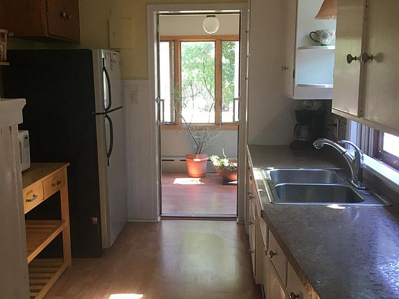 kitchen, back sun room