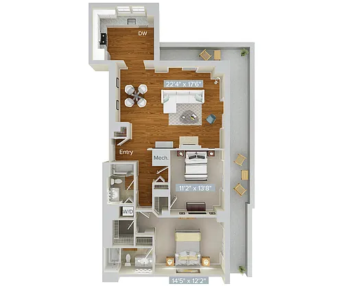 Floor plan B14-1200