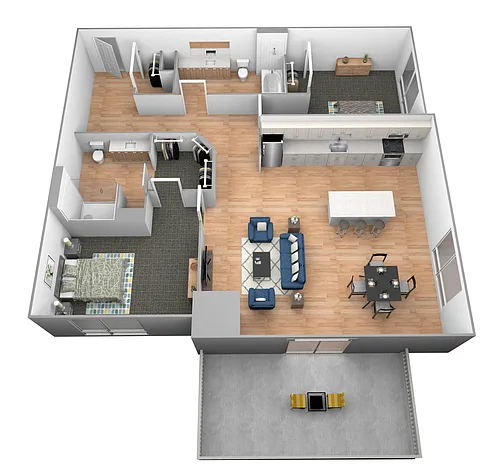Floor plan Tamarack River