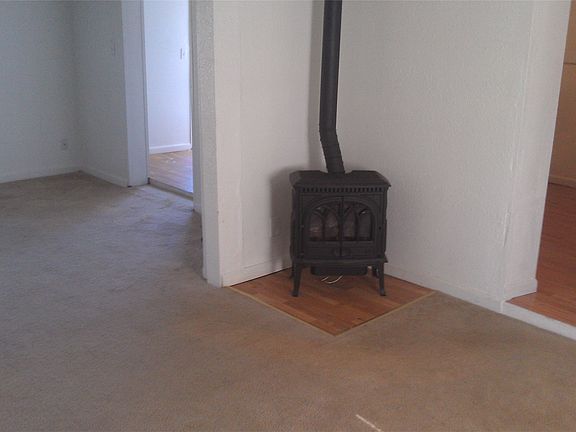 Living room and fireplace