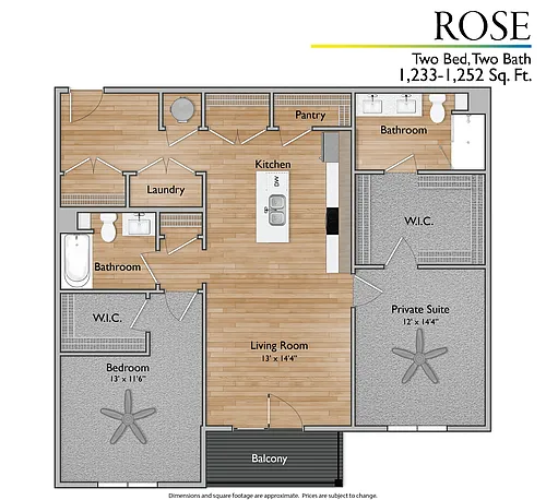 Floor plan Rose