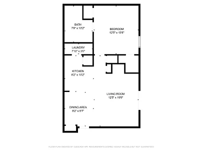 Floor plan 1 bedroom