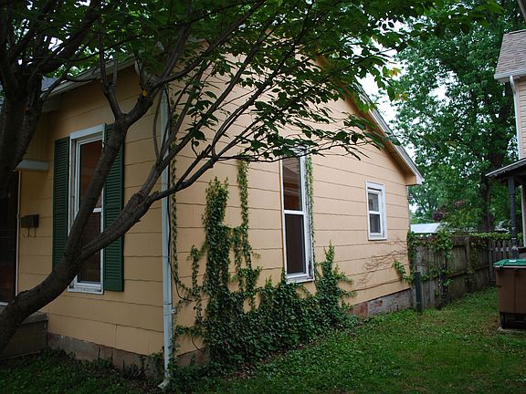 Right side of the house