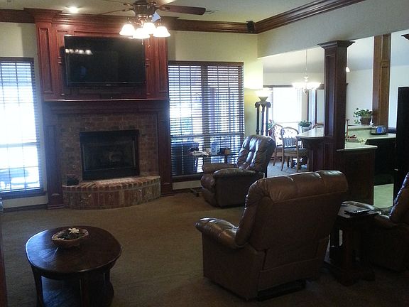 Large open living room