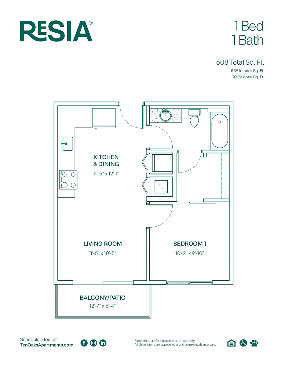 Floor plan A1